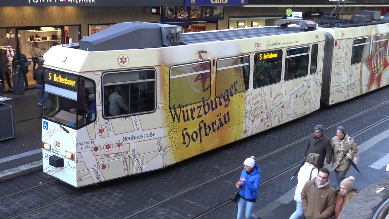 Tramspotting an Weihnachten in Würzburg