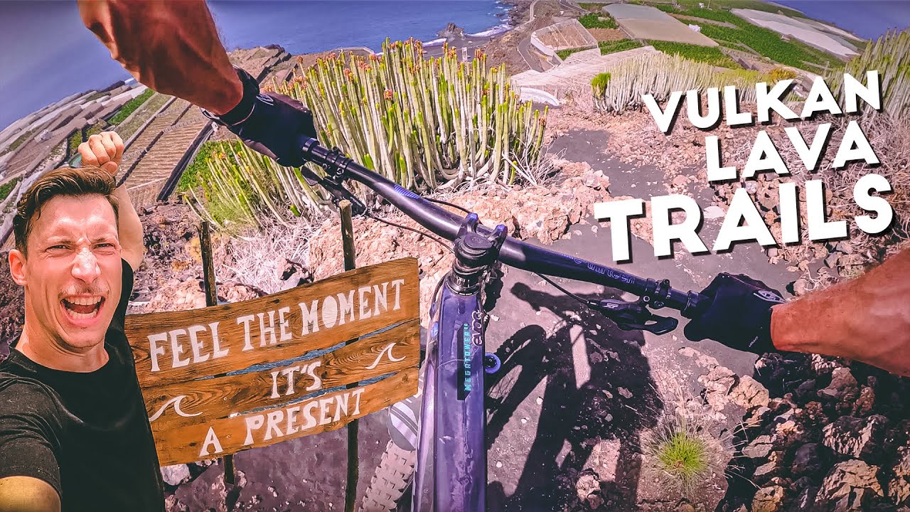 LAVA SURFEN auf La Palma Trails | Erstbefahrung nach VULKAN AUSBRUCH | Jasper Jauch