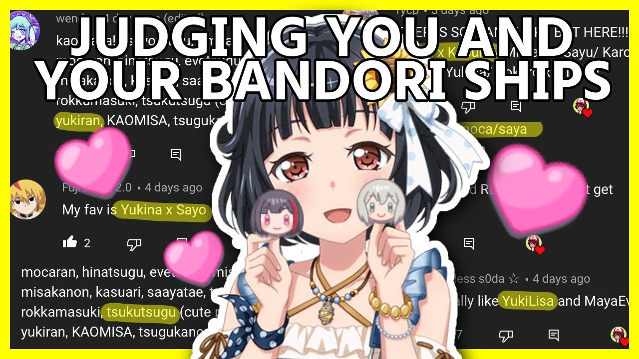Judging You and Your BanG Dream Ships! (over 50 replies!)