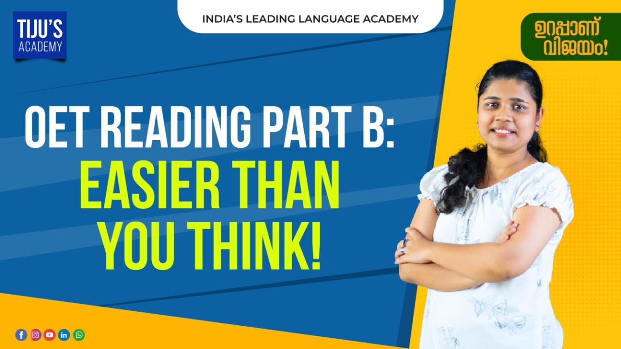 OET Reading Part B: It's Easier Than You Think!