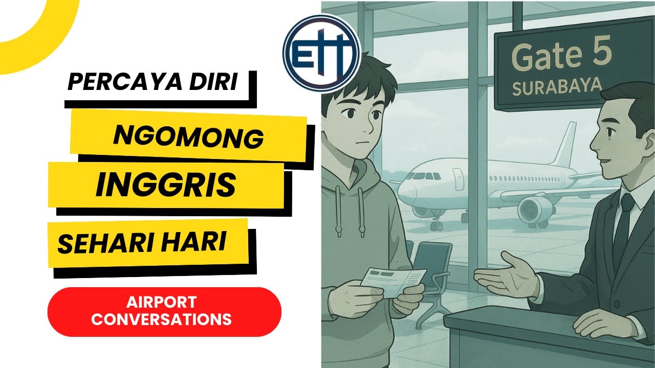 3 Menit Menguasai Percakapan Bahasa Inggris di Bandara dengan MUDAH : Check-in Hingga Naik Pesawat