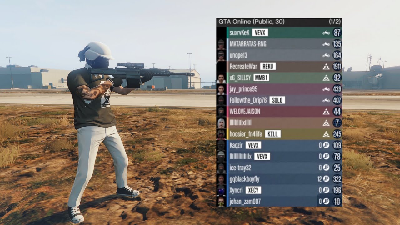 My crew was getting jumped at ap so i went to go help and this is what happened. |Gta online