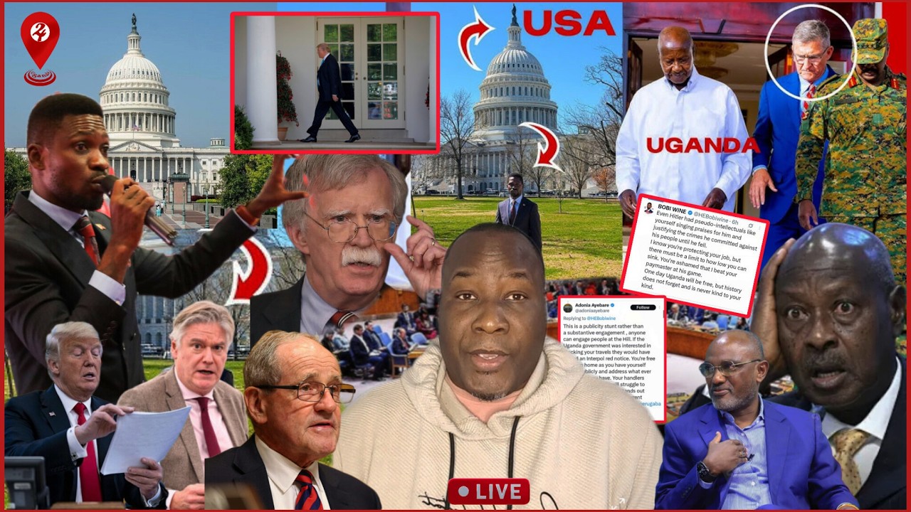 LIVE: Agatalinda! Bobi Wine mu America! Ba mbega ba Museveni batuuse okumulemesa! Bagobeddwa!