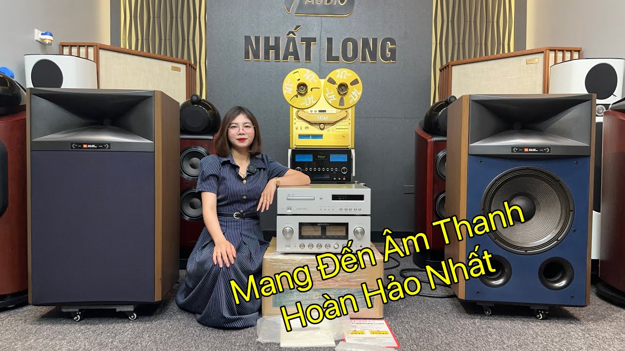 Loa jbl 4367 Uy Lực -Mạnh mẽ + 3 dải chi tiết Amplifier luxman l590ax và đầu CD luxman d06