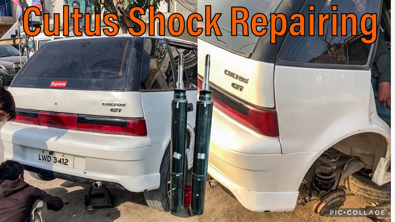 Suzuki Cultus Shock Repairing (CULTUS VLOG)