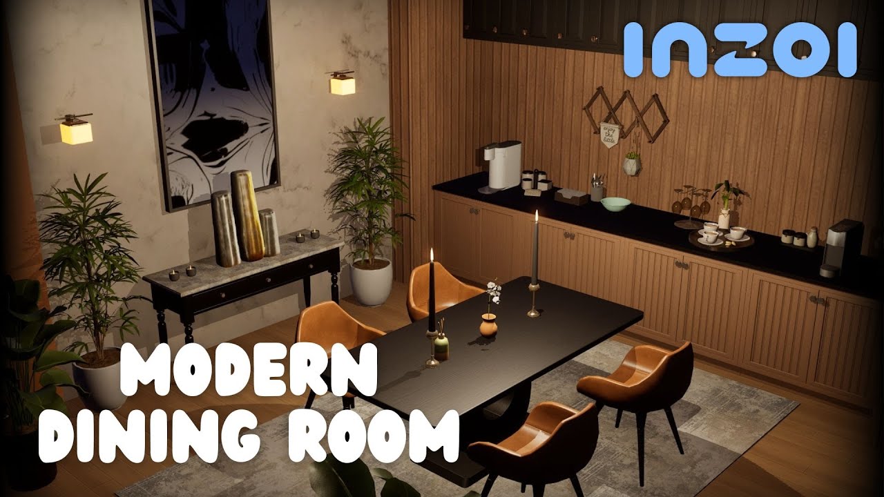 🍜 Modern Luxe Dining Room | inZOI