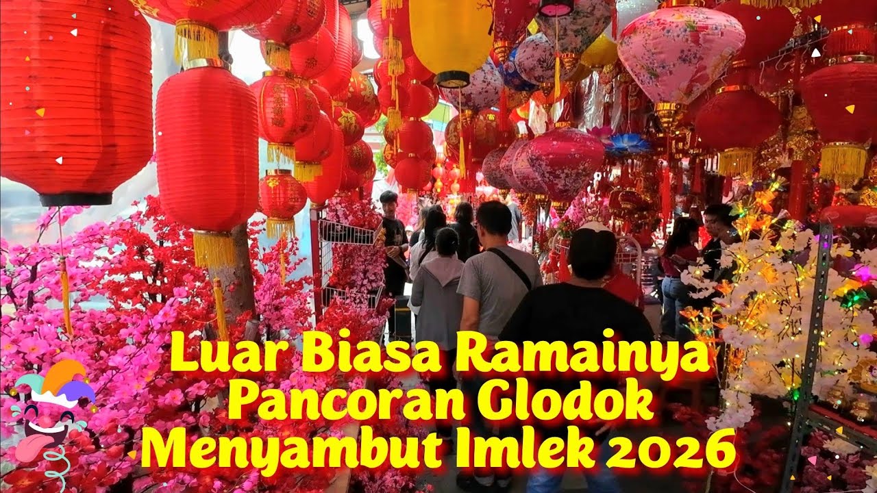 Menyambut Imlek 2026 Pancoran Glodok Semakin Meriah Dan Ramai