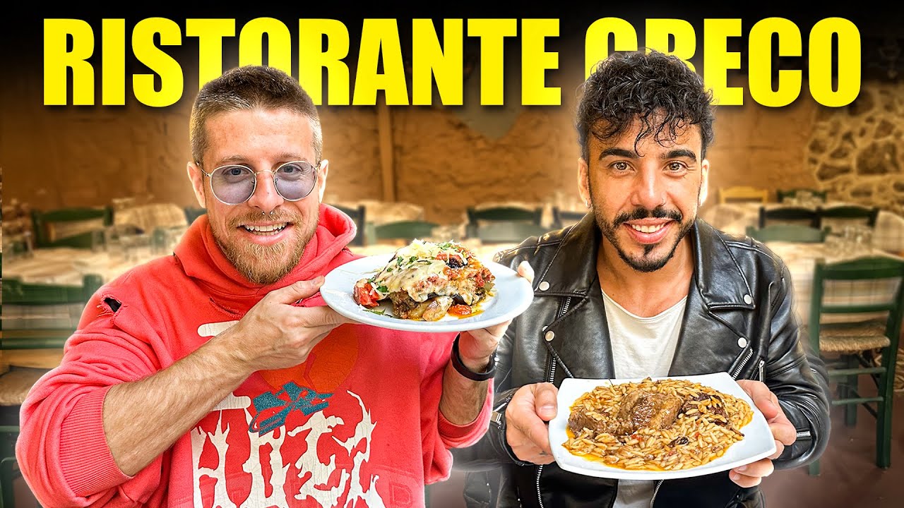 CI DISTRUGGIAMO DI CIBO IN UN RISTORANTE TIPICO GRECO - MAI PROVATO PRIMA UN POSTO COSÌ ECONOMICO!