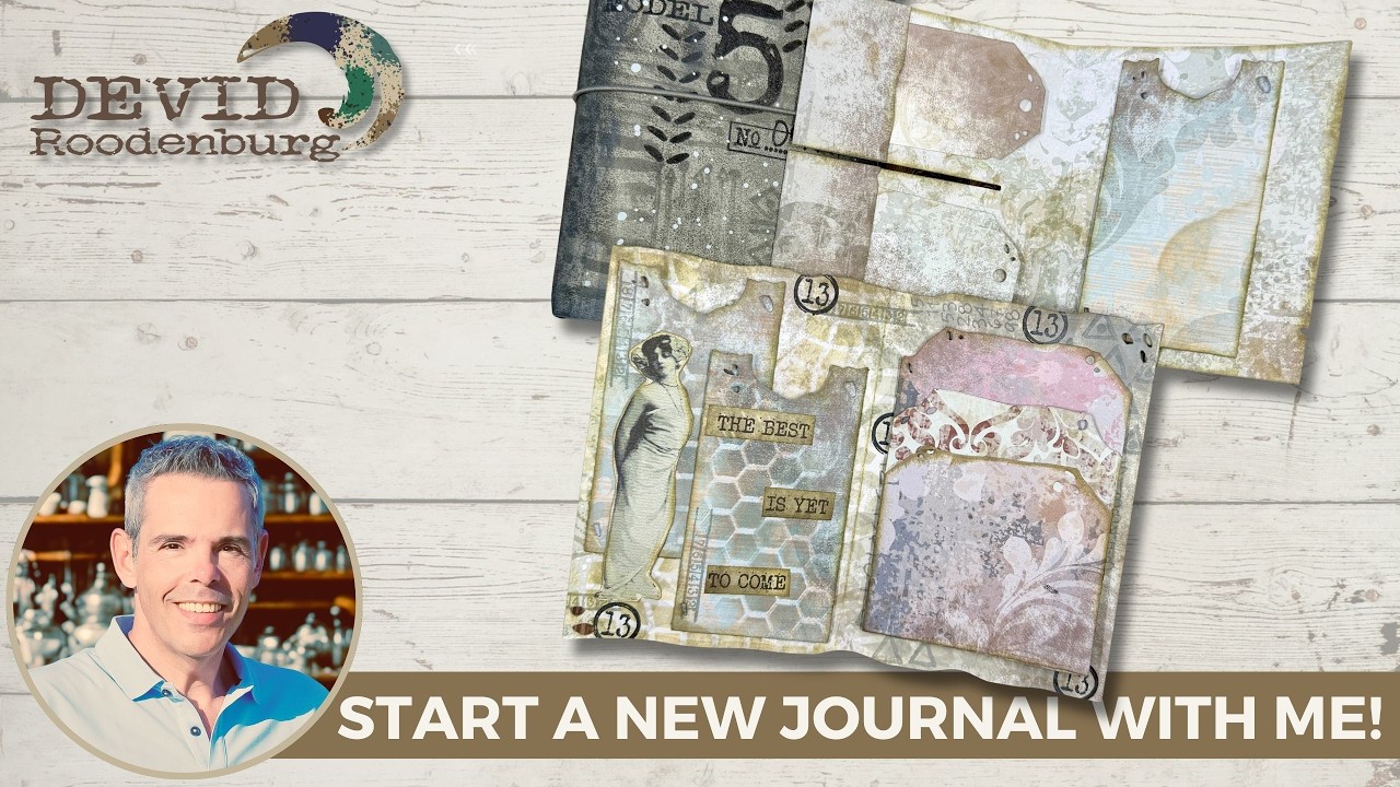 Start a New Journal With Me! 📔 Using 3 Page Dies in One Journal | Elizabeth Craft Designs Tutorial