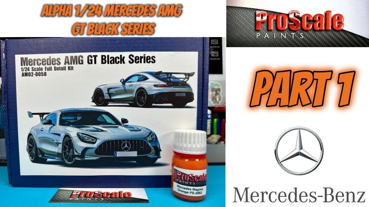Part 1  -  1/24 Alpha Model Mercedes AMG GT3 Black Series