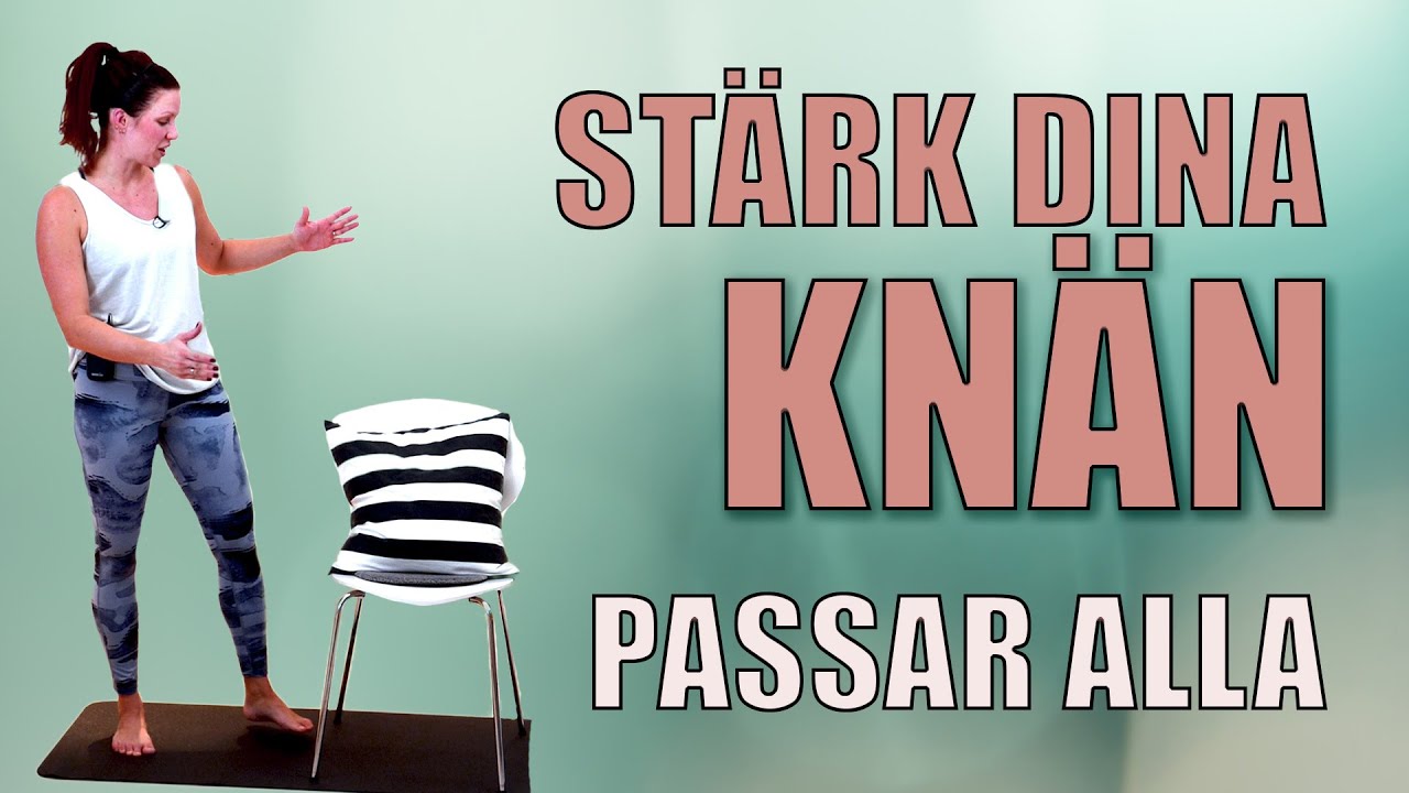 STÄRK UPP DINA KNÄN på 15 minuter - övningarna som fungerar