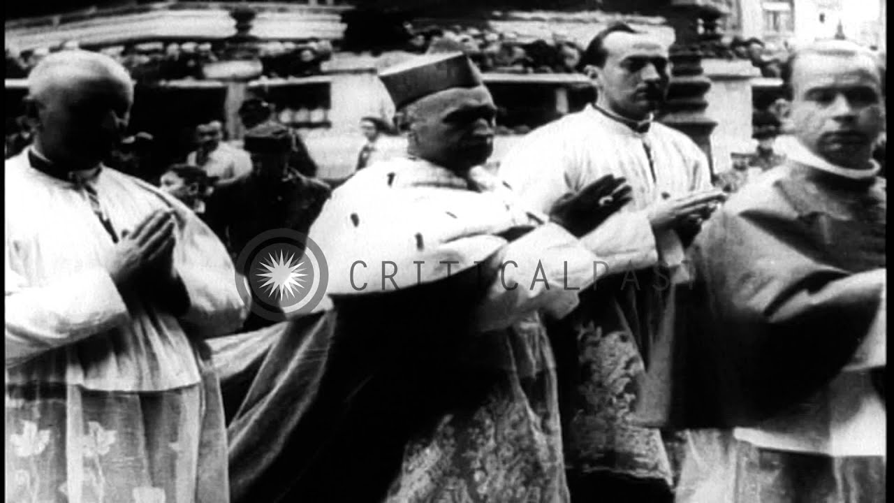 Cardinal Mindszenty in Hungary. In New York: American Legionnaires Parade. Commun...HD Stock Footage