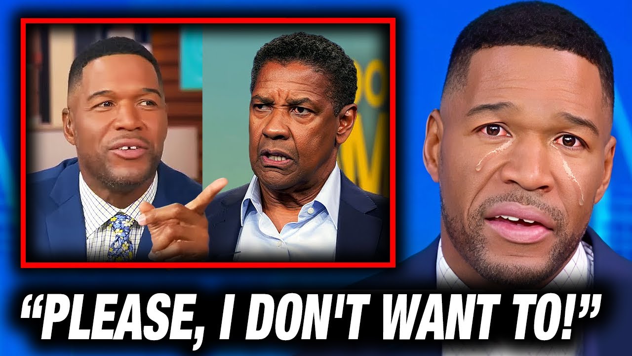 Michael Strahan BANNED After What He SAID To Denzel Washington LIVE On Air!