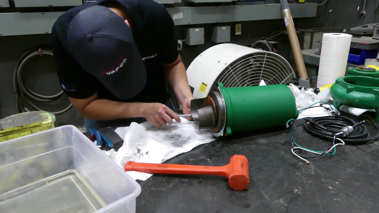 Replacing the Power Cord on a Sewage Pump