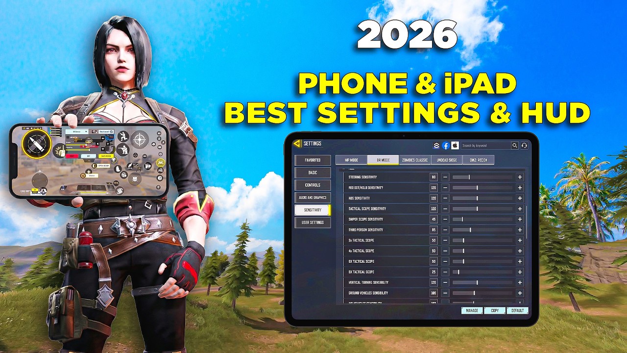 NEW 2026 UPDATED SENSITIVITY & HUD SETTINGS | COD MOBILE !