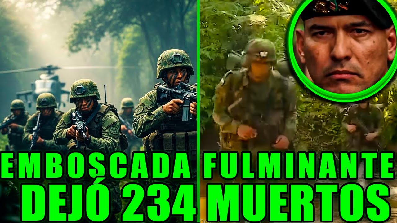 ¡EMBOSCADA PERFECTA en VAUPÉS! ¡COLUMNA FARC COMPLETA ANIQUILADA: 234 MUERTOS en 45 MINUTOS! 💥