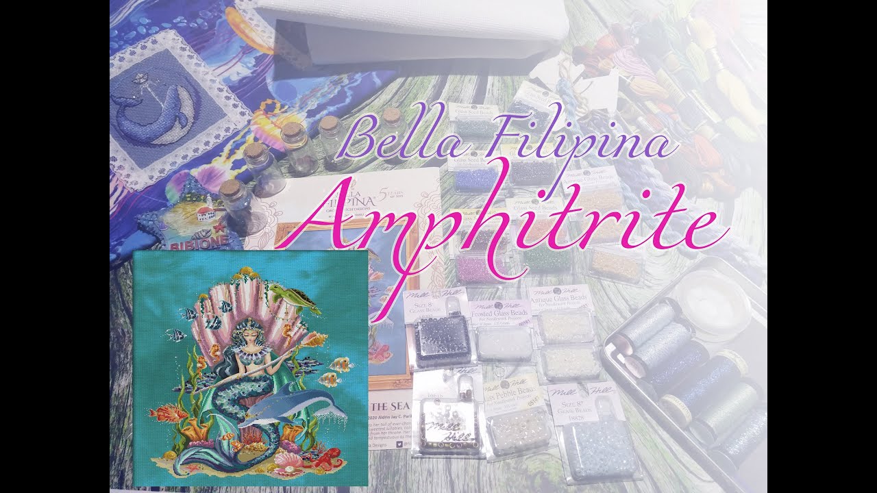 Bella Filipina Amphitrite, разбор материалов и первые крестики.