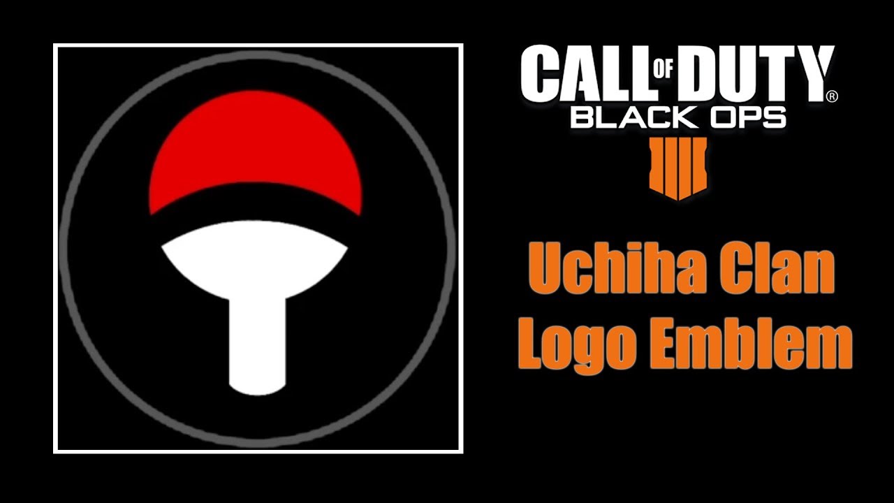Call of Duty Black Ops 4 Uchiha Clan Logo Emblem