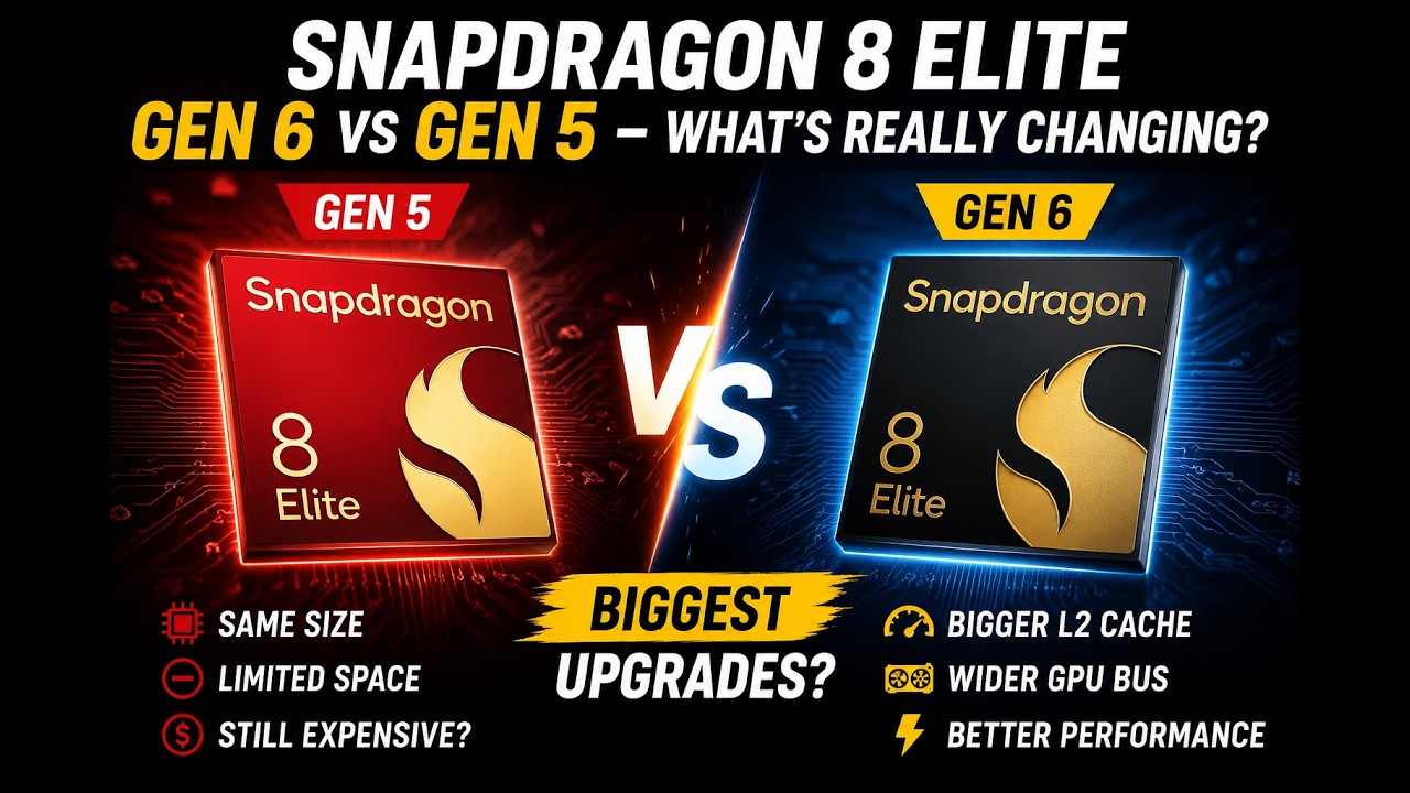Snapdragon 8 Elite Gen 6 vs Gen 5 &ndash; What's Really Changing?