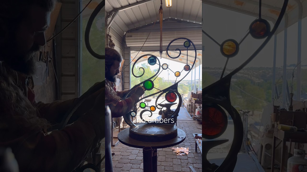 Forging Virgo for the Constellation blacksmith art series! #blacksmith #art #sculpture #imagine
