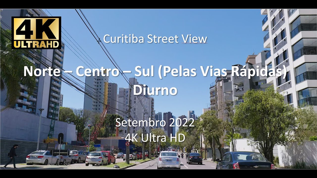4K UHD - Curitiba | Norte - Centro - Sul | pelas vias.rápidas | Setembro 2022 | Lumix S5
