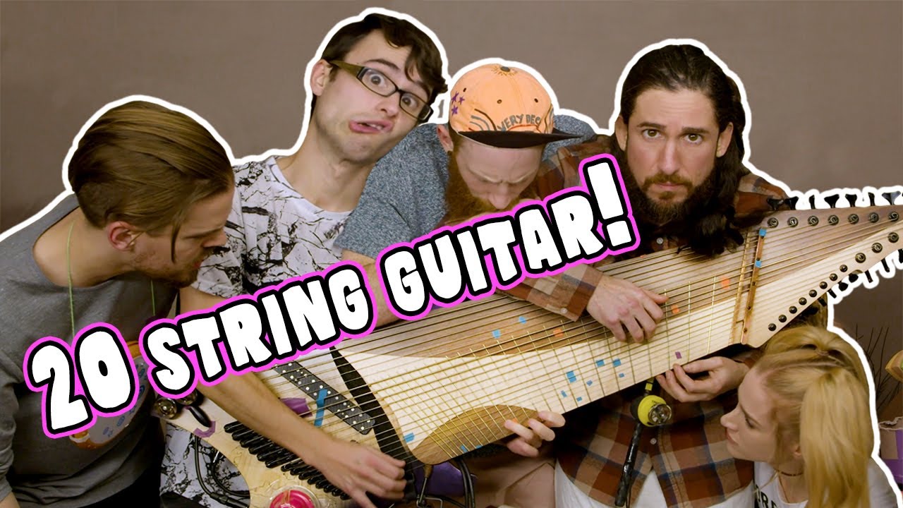 20 String Guitar&hellip; 50 Fingers!