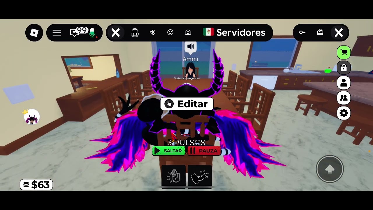 Jugando juegos de Roblox prt 6 Neighbors 