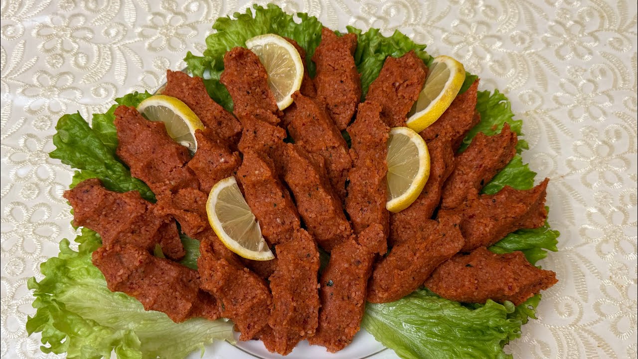 Ətsiz “Çiğ Köfte”👉 Постная «Чиг Кёфте 👉 Meatless “Çiğ Köfte