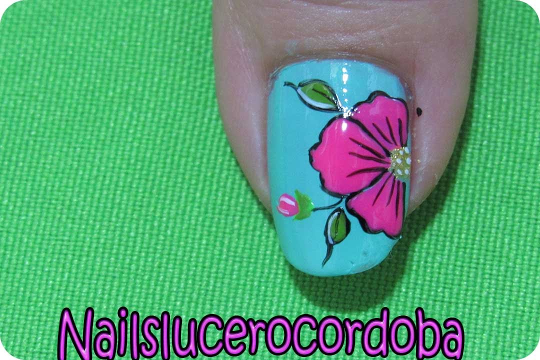 Como hacer flores en las uñas - Como Pintar Flores - Uñas Con Flores |Nailslucerocordoba
