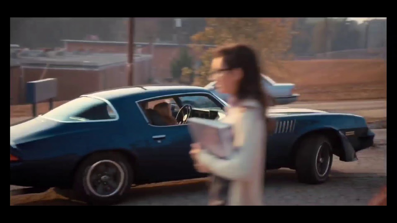 stranger things but its just the camaro