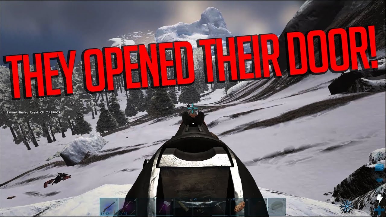 THEY OPENED THEIR DOOR! | Official Server PvP | Episode 1 | ARK Survival Evolved Let's Play