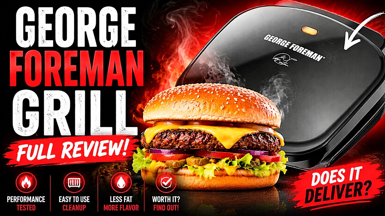 Видеообзор гриля George Foreman для использования в помещении! 🍔 Полная демонстрация!