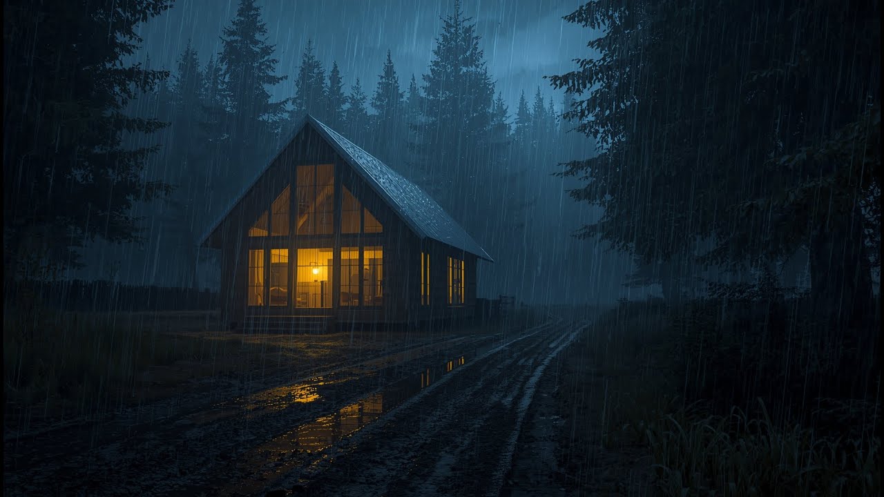 Calm Your Mind 🌧️ Forest Thunderstorm Sounds for Relaxation