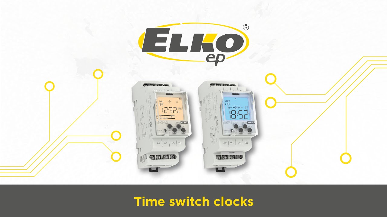 ELKO Lab: Time switch clocks – SHT family