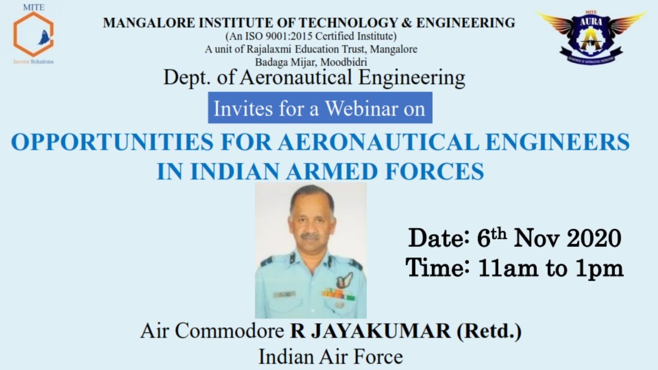 OPPORTUNITIES FOR AERONAUTICAL ENGINEERS IN INDIAN ARMED FORCES