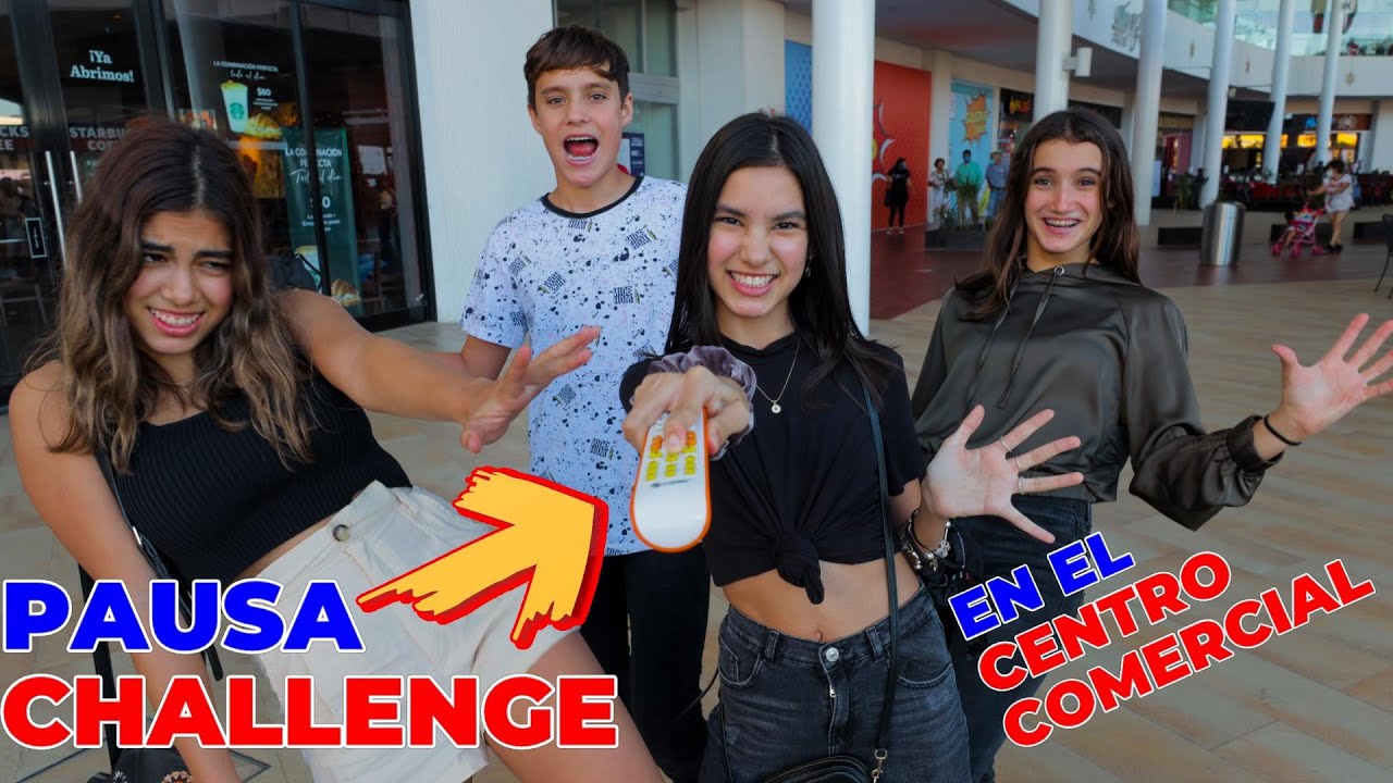 PAUSA CHALLENGE EN EL CENTRO COMERCIAL | TV Ana Emilia