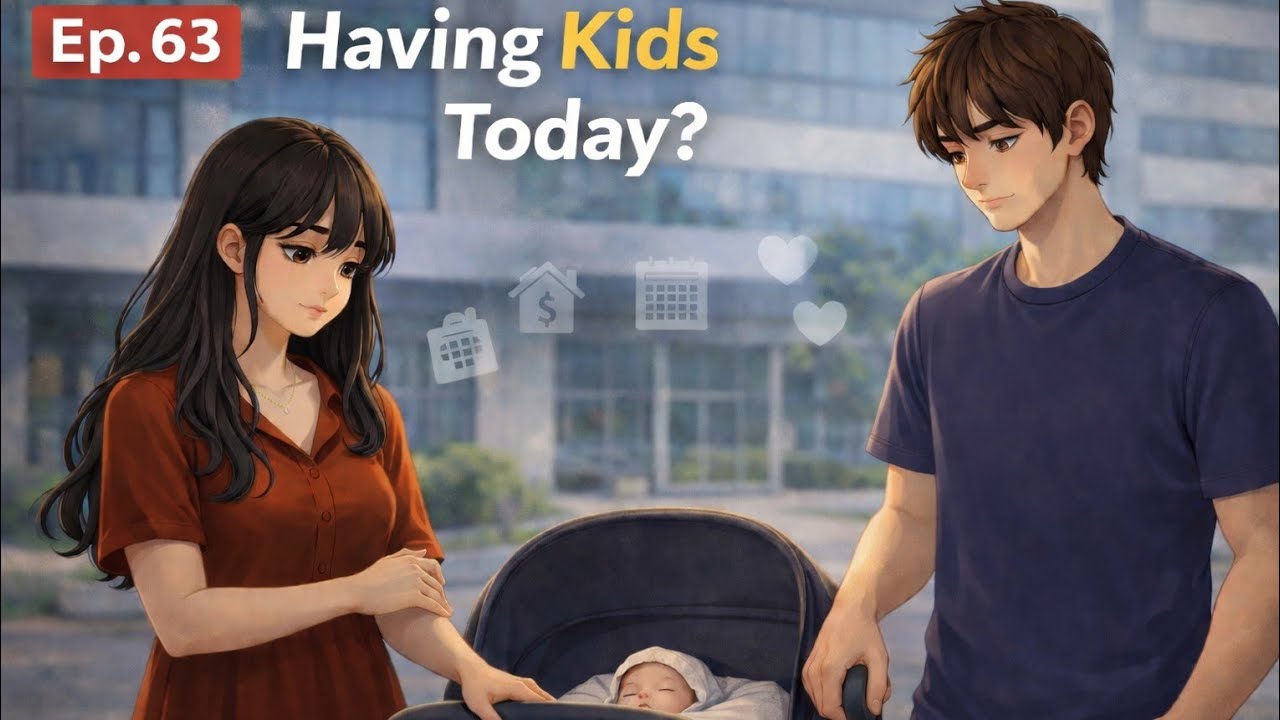 Talking about having kids / Daily English Conversation / Koala English Podcast