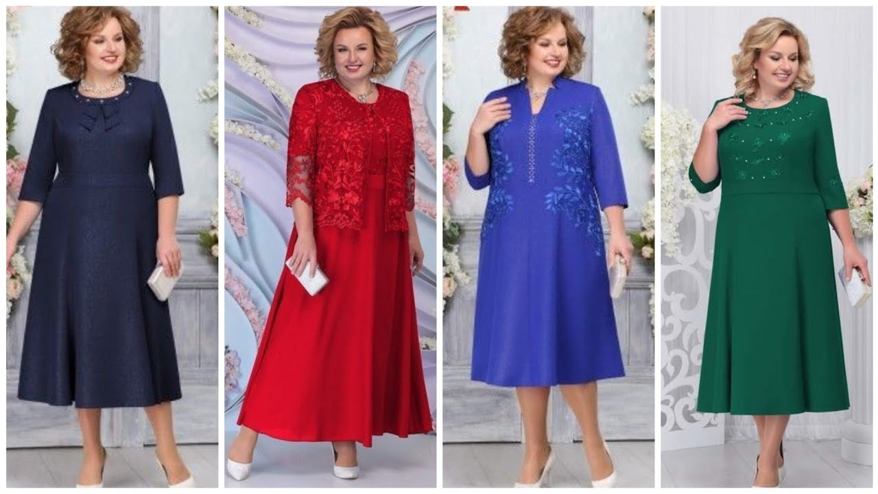 Most beautiful and gorgeous plus size mother of the bride dress/latest dress/trendy party wear