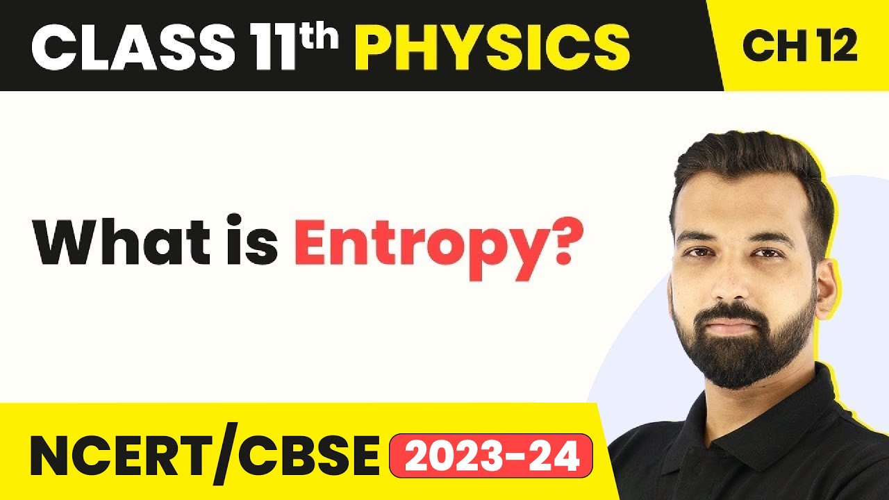 Class 11 Physics Chapter 12 | Entropy - Thermodynamics | Class 11 Physics CBSE/NCERT