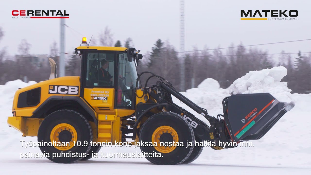 JCB 419 Pyöräkuormaaja esittelyvideo