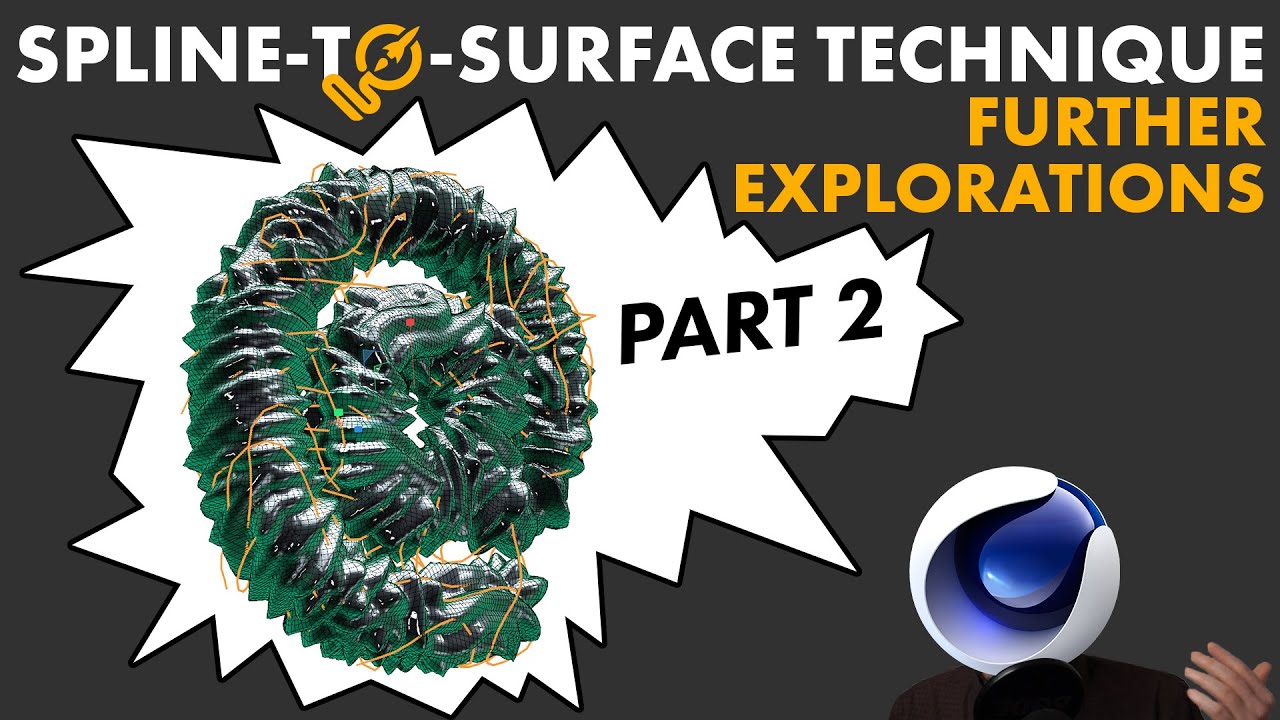 Spline to Surface Cinema 4D Tutorial! PART 2: Further Explorations
