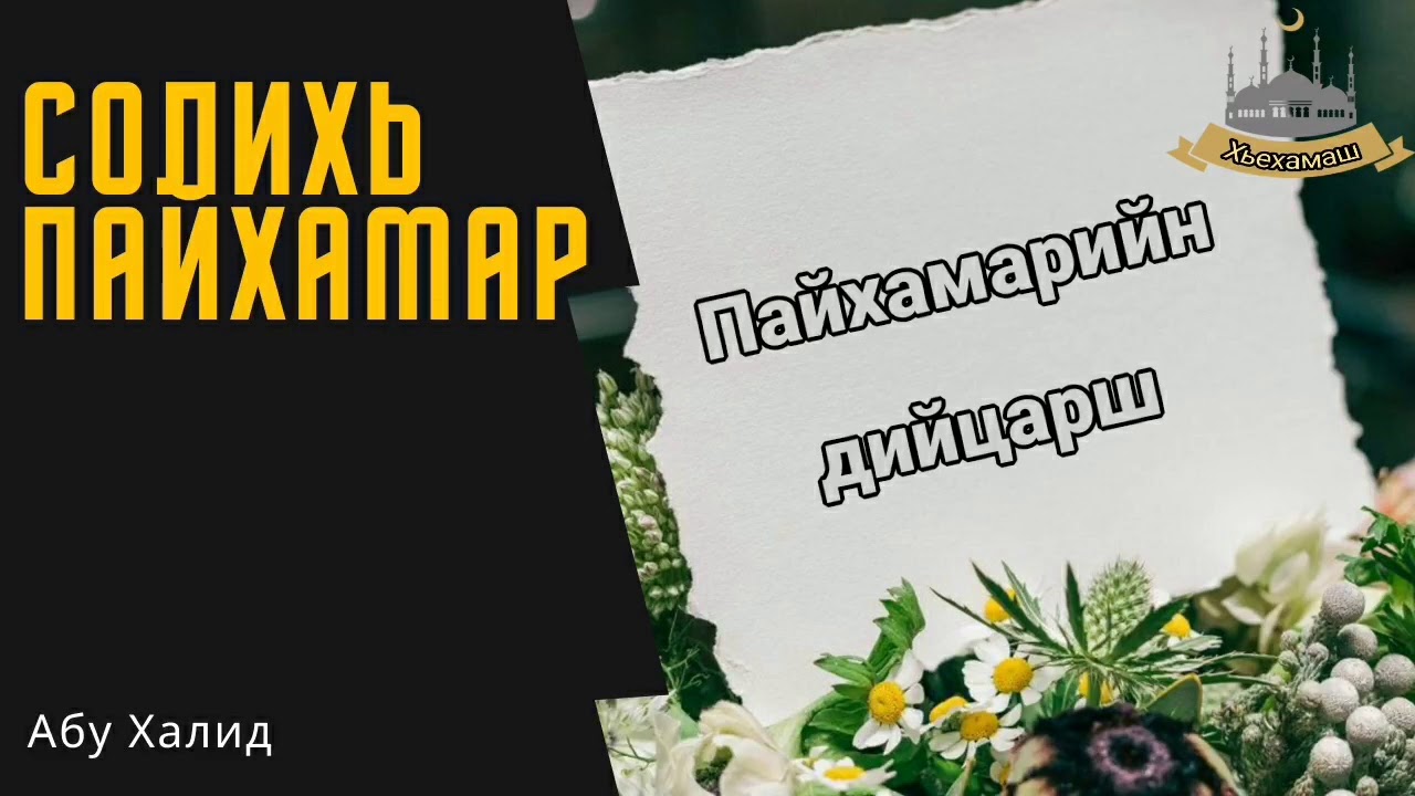 𑁍Солихь Пайхамар ( Абу Халид)