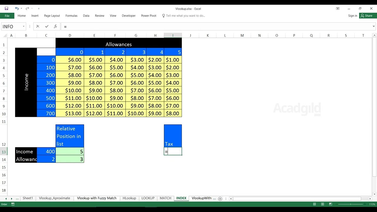How to Use Index Function in Excel ｜ Excel Index Function Explained ｜ Excel Tutorials for beginners