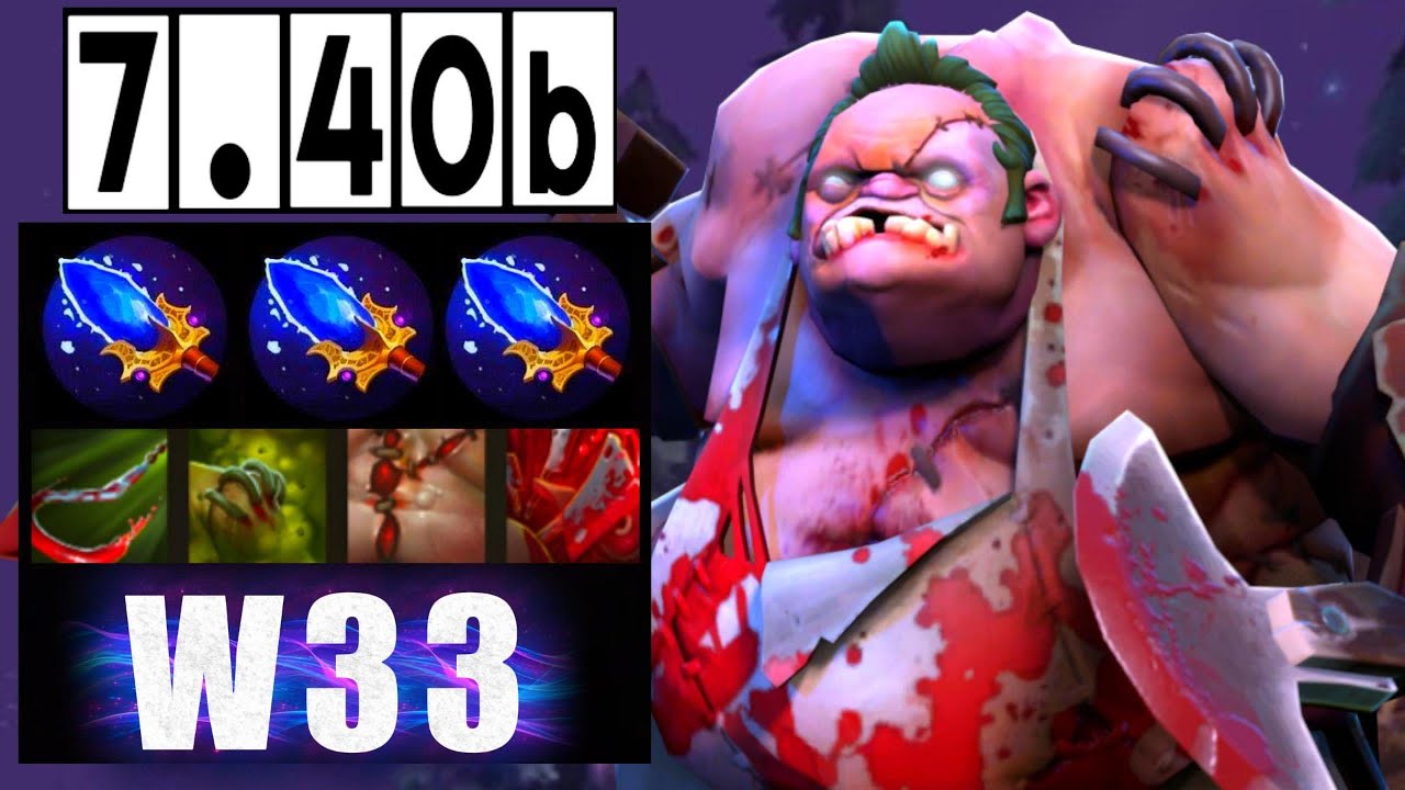 w33 Pudge - Mid VS Nature Prophet | Dota 2 Gameplay