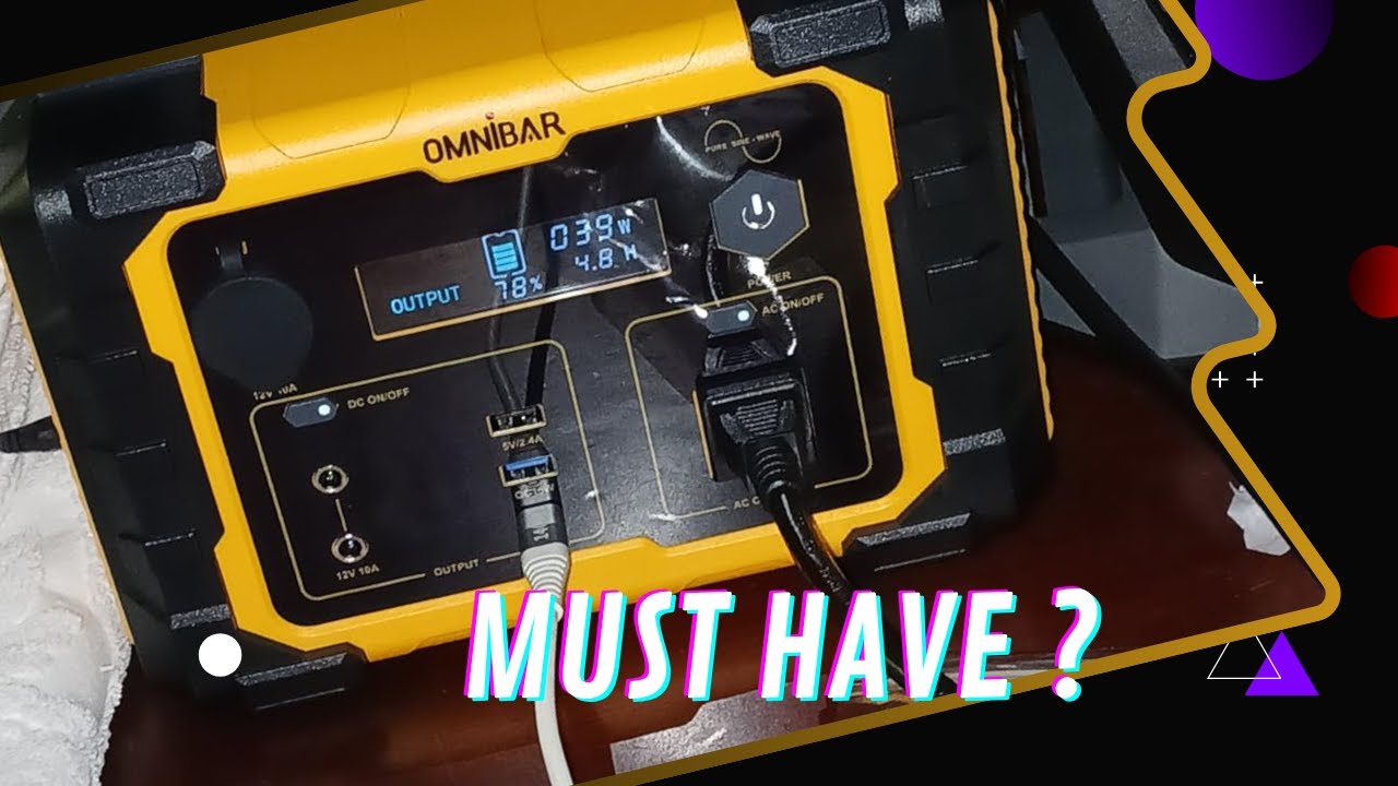 Key Insights about the Omnibar 300W Portable Power Station