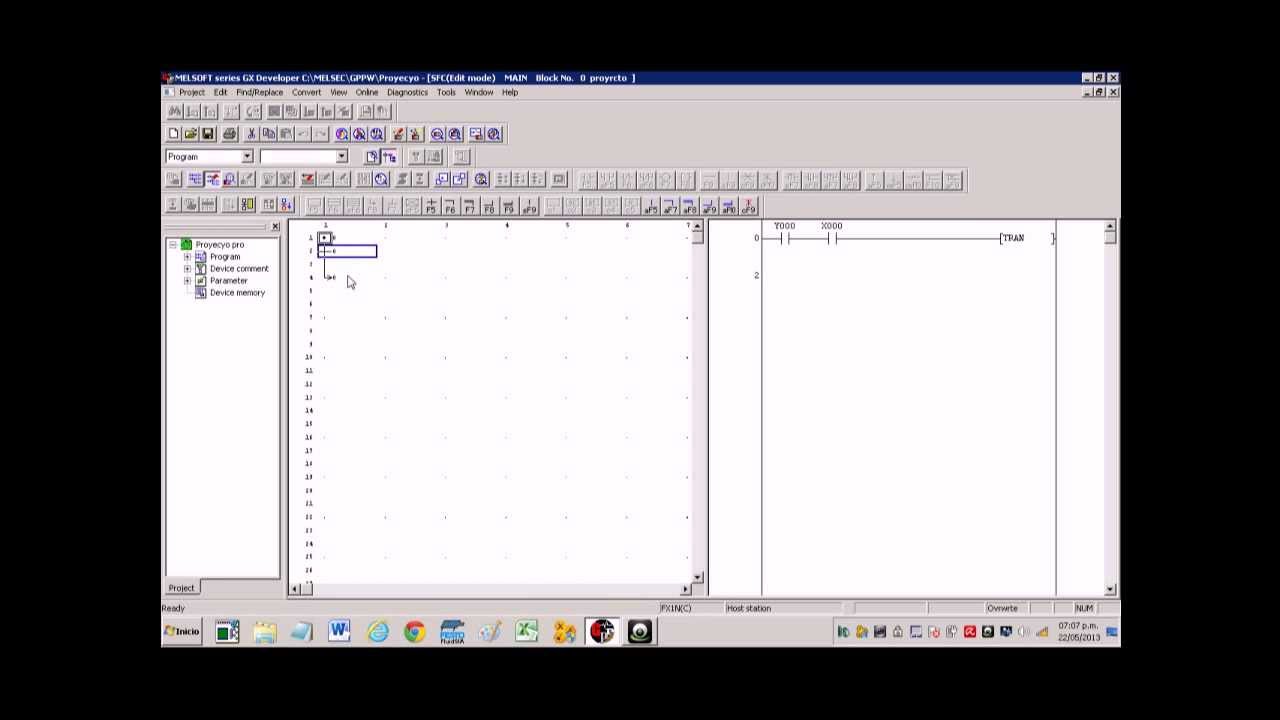 Tutorial PLC Mitsubishi gx developer (español)