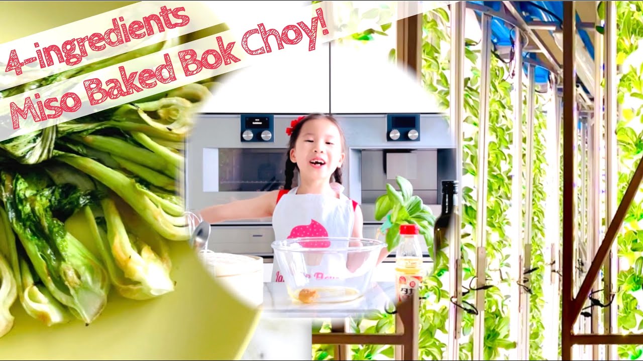 Miso Baked Bok Choy & The Clean Vegetables Adventure! By Lauren Fleur's Kitchen
