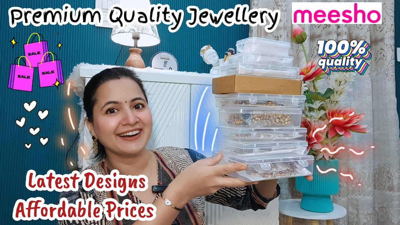 Premium Partywear Necklaces From Meesho | Meesho Jewellery Haul 💕 | Neema's Talk 