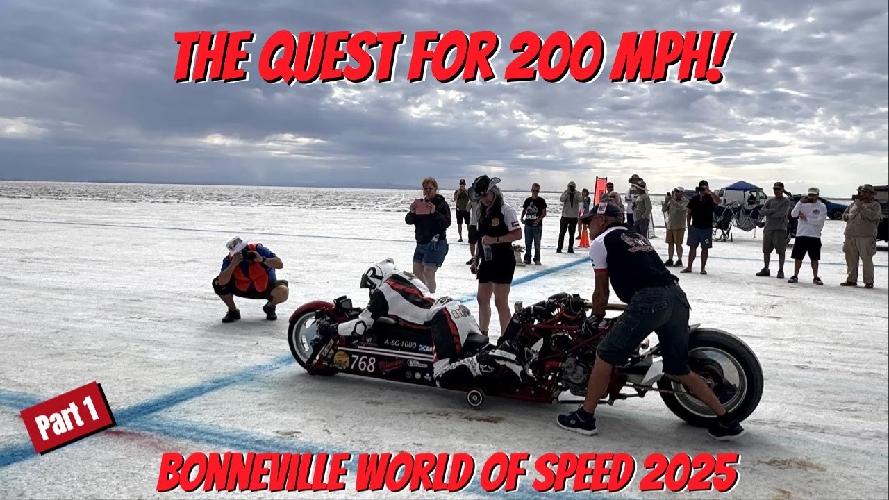 The Quest for 200 MPH - Bonneville World of Speed 2025 (Part 1)