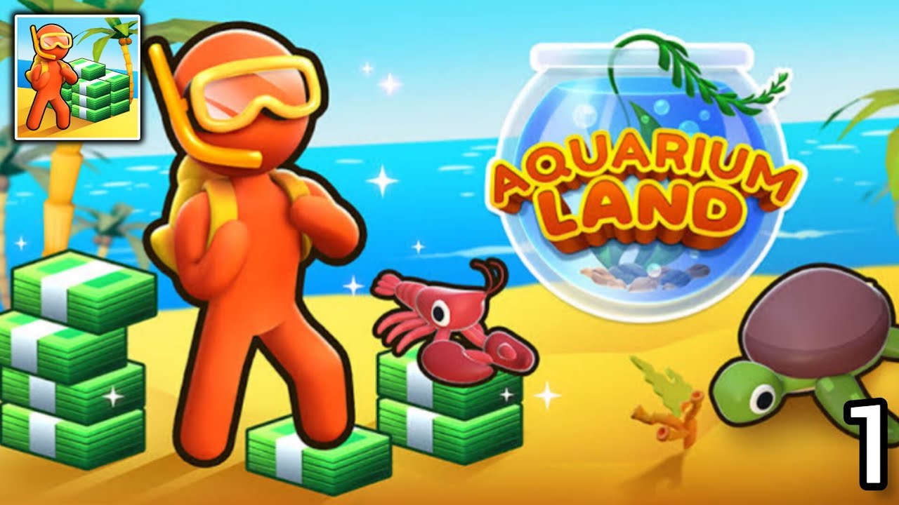 Aquarium Land - Fishbowl World | New Game | EP-1 |🐬🐟🐠🦐🐡🔥